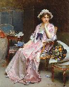 Raimundo Madrazo The Reluctant Mistress oil painting reproduction